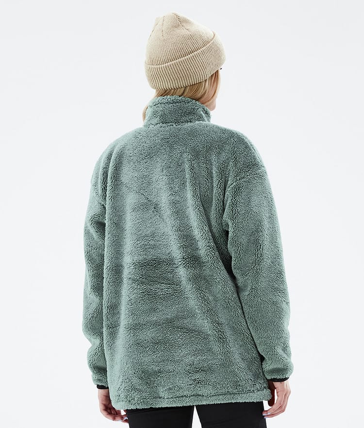 Dope Pile W 2022 Fleecepullover Damen Faded Green