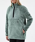 Dope Pile W 2022 Fleecepullover Damen Faded Green, Bild 7 von 8