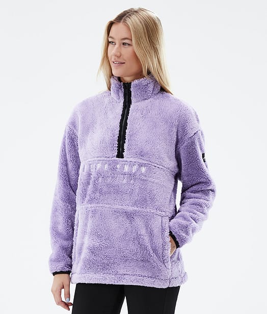 Dope Pile W 22 Fleecepullover Damen Faded Violet