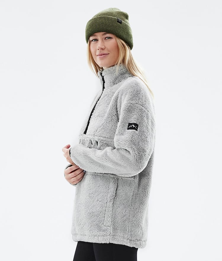 Dope Pile W 22 Fleecepullover Damen Light Grey, Bild 5 von 8