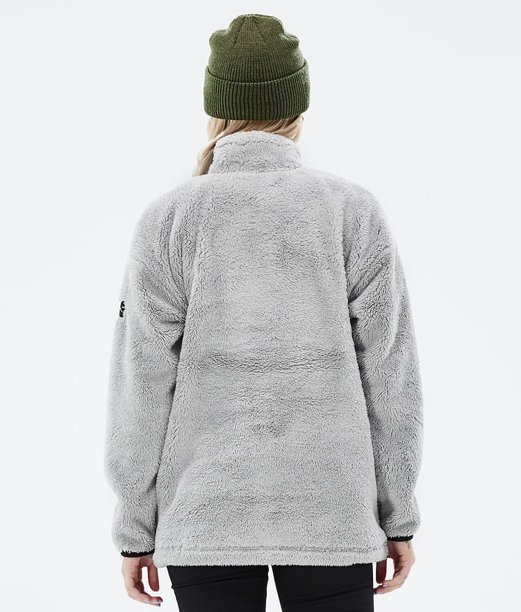 Dope Pile W 22 Fleecepullover Damen Light Grey, Bild 6 von 8