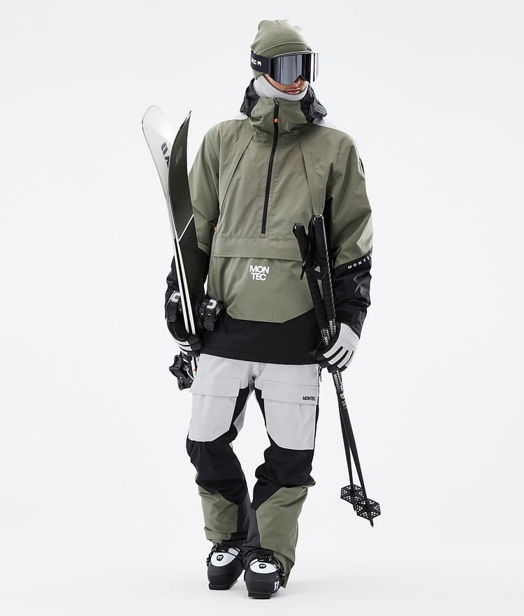 Montec Apex Skijacke Herren Greenish/Black/Light Grey