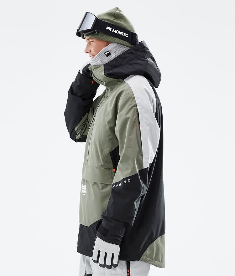 Montec Apex Snowboardjacke Herren Greenish/Black/Light Grey, Bild 6 von 10