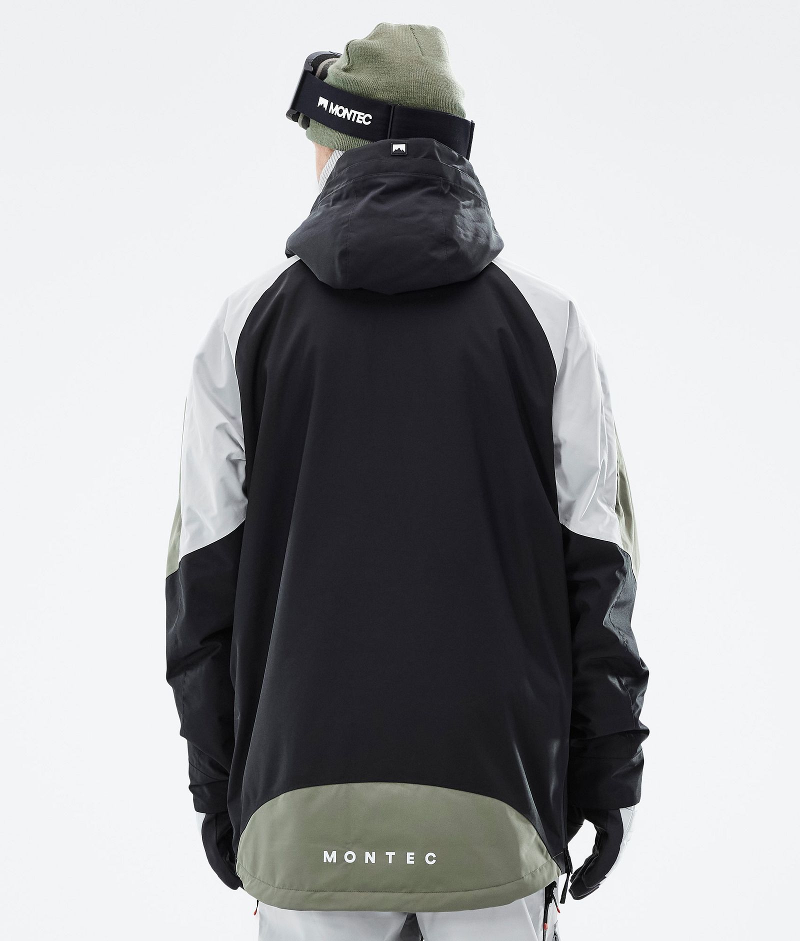 Montec Apex Snowboardjacke Herren Greenish/Black/Light Grey, Bild 7 von 10
