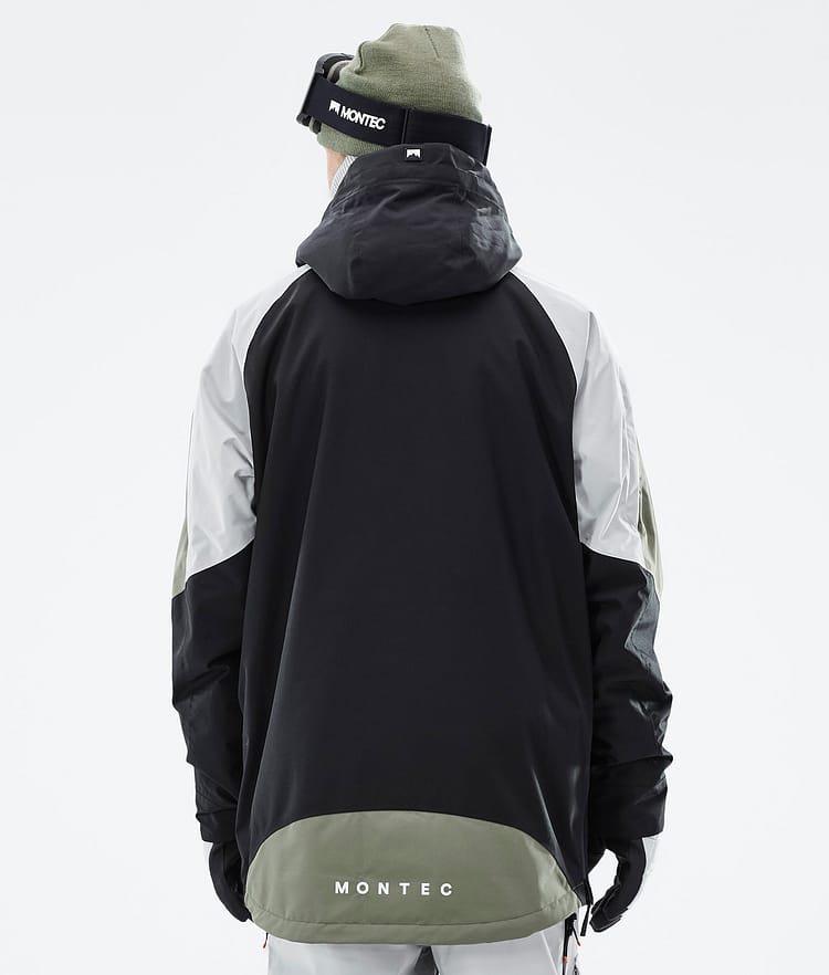 Montec Apex Snowboardjacke Herren Greenish/Black/Light Grey, Bild 7 von 10