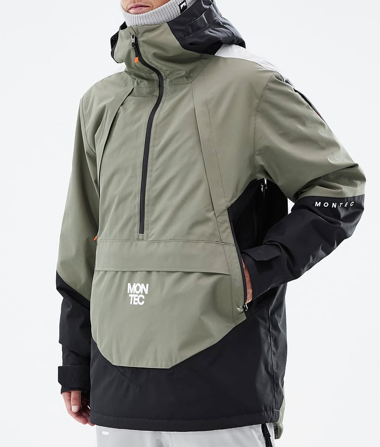 Montec Apex Snowboardjacke Herren Greenish/Black/Light Grey, Bild 8 von 10