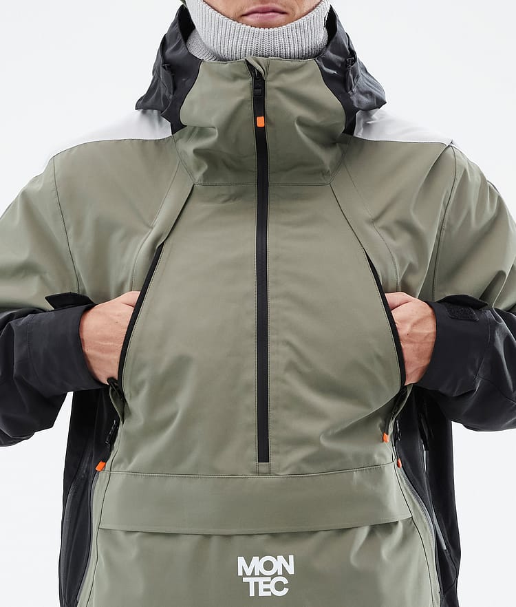 Montec Apex Snowboardjacke Herren Greenish/Black/Light Grey