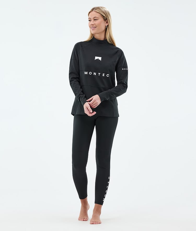 Montec Alpha W Funktionsshirt Damen Black, Bild 3 von 5