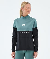 Montec Alpha W Funktionsshirt Damen Atlantic/Black