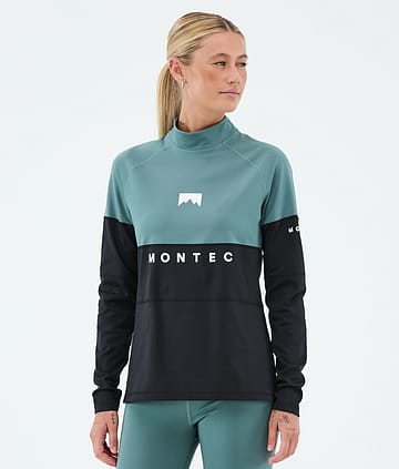Montec Alpha W Funktionsshirt Atlantic/Black