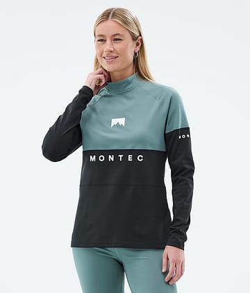 Montec Alpha W Funktionsshirt Damen Atlantic/Black