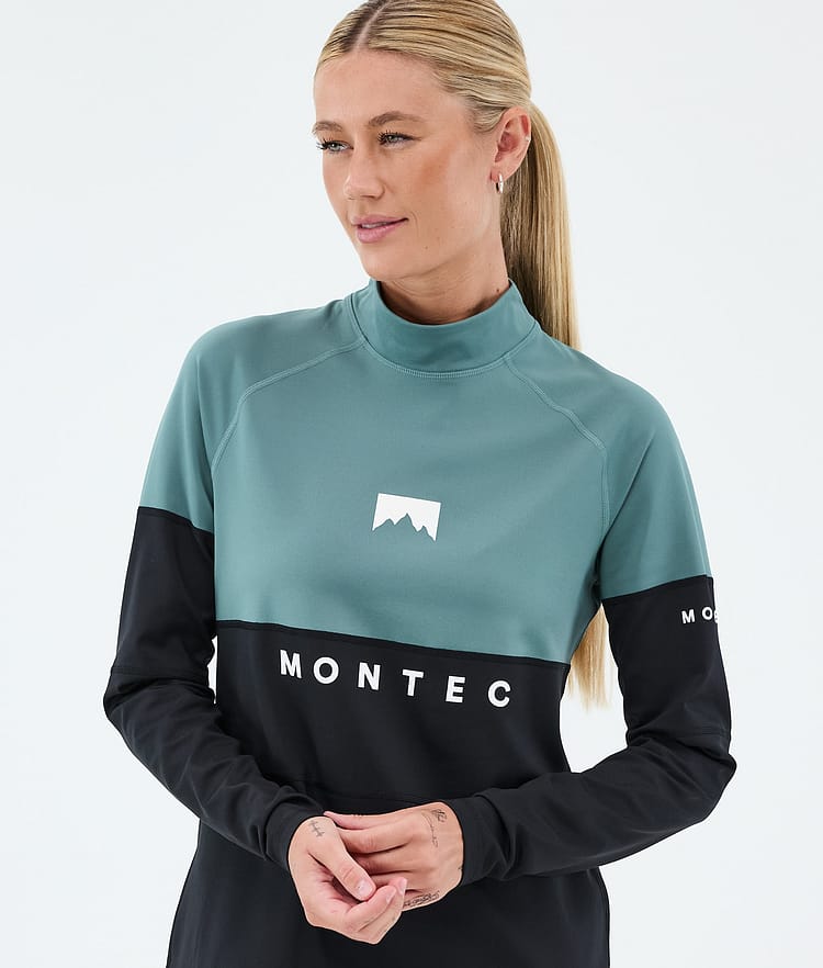 Montec Alpha W Funktionsshirt Damen Atlantic/Black, Bild 2 von 5