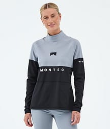 Montec Alpha W Funktionsshirt Damen Soft Blue/Black