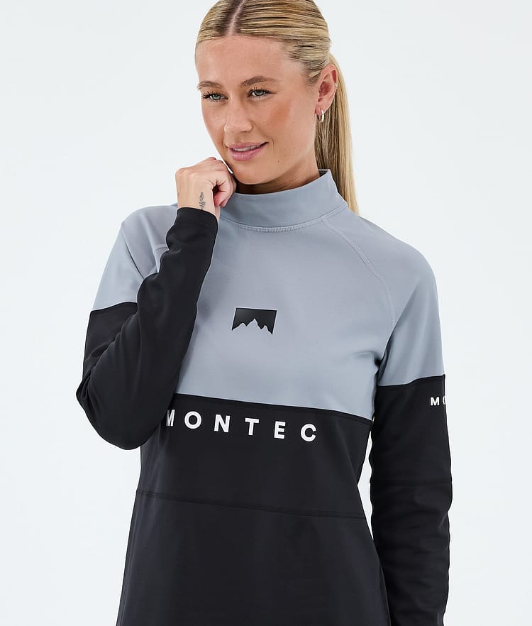 Montec Alpha W Funktionsshirt Damen Soft Blue/Black, Bild 2 von 5