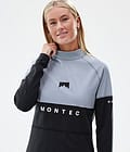 Montec Alpha W Funktionsshirt Damen Soft Blue/Black