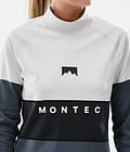 Montec Alpha W Funktionsshirt Damen Light Grey/Black/Metal Blue