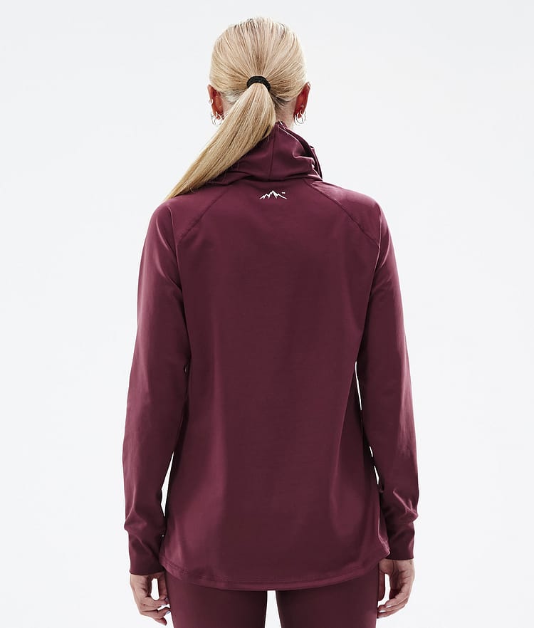 Dope Snuggle W 22 Funktionsshirt Damen 2X-Up Burgundy, Bild 3 von 6