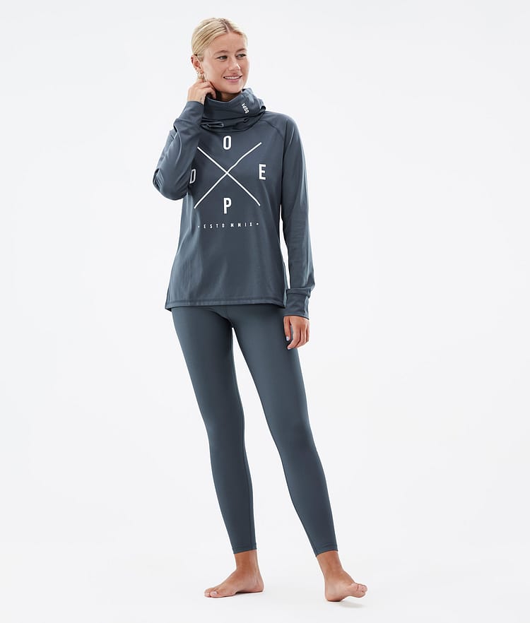 Dope Snuggle W 22 Funktionsshirt Damen 2X-Up Metal Blue, Bild 4 von 6