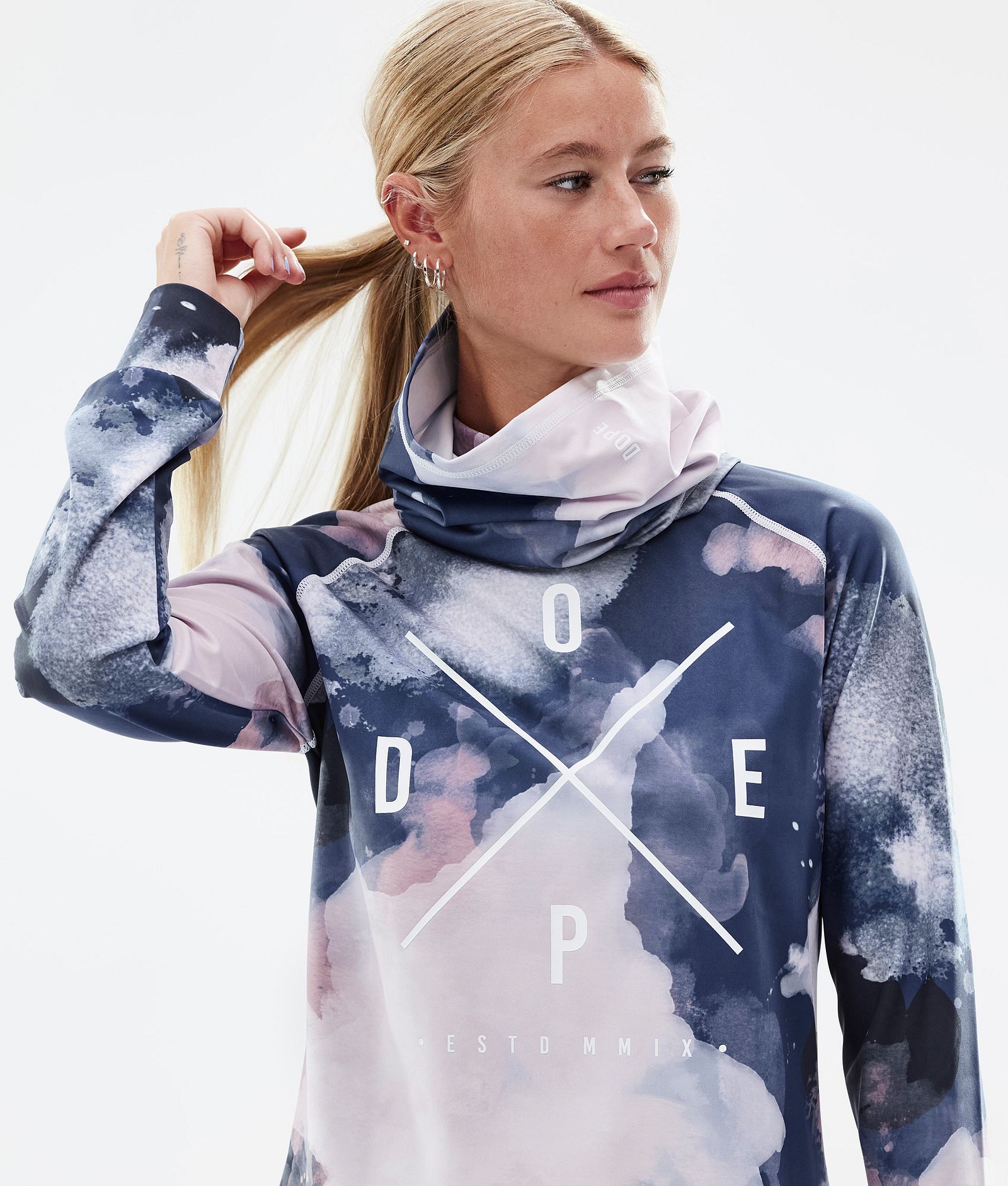 W Snuggle - 2X-Up Funktionsshirt 2022 Dope Cumulus Blau Damen