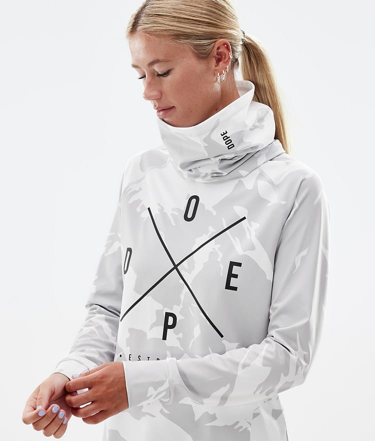 Dope Snuggle W 2022 Funktionsshirt Damen 2X-Up Grey Camo, Bild 2 von 6