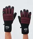 Dope Ace 22 Skihandschuhe Herren Burgundy