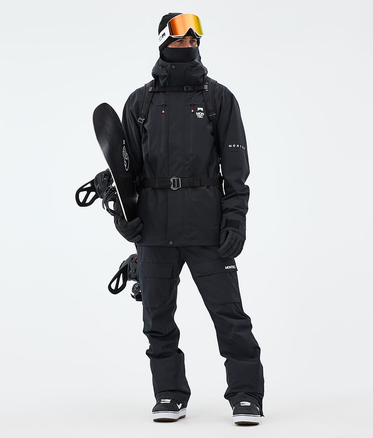 Montec Fawk Snowboardjacke Herren Black Renewed, Bild 3 von 10