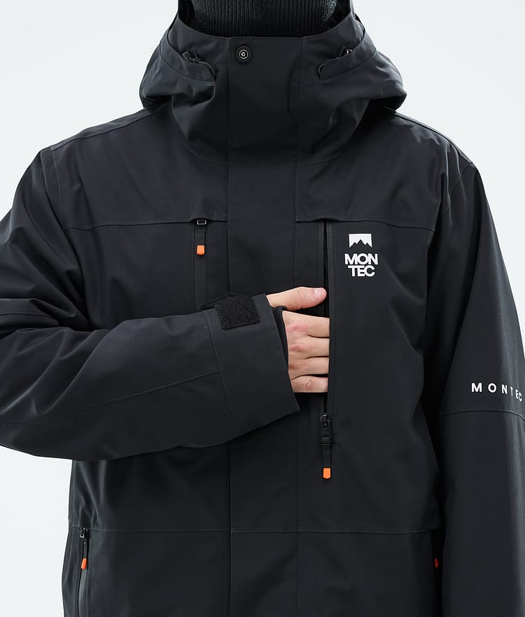Montec Fawk Snowboardjacke Herren Black Renewed, Bild 9 von 10