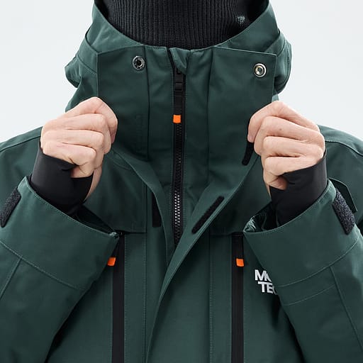 Frontreißverschluss mit doppelter Schutzleiste Hauptdetailproduktbild,