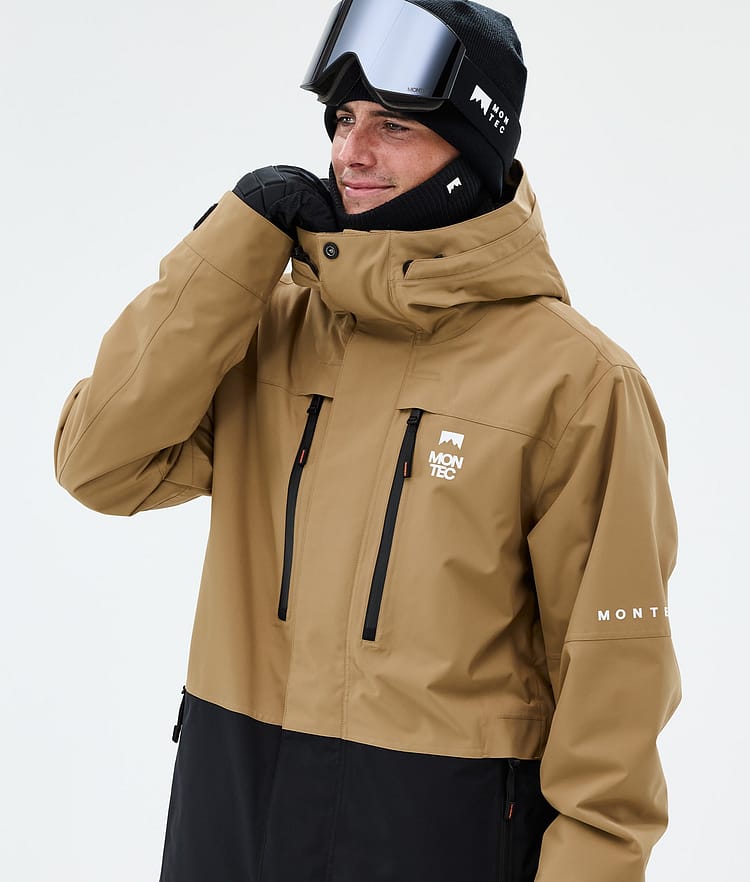 Montec Fawk Skijacke Herren Gold/Black, Bild 4 von 9