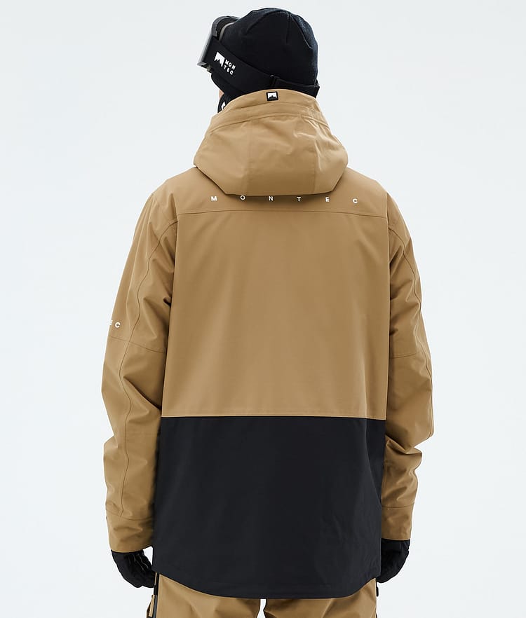 Montec Fawk Snowboardjacke Herren Gold/Black, Image 6 of 9