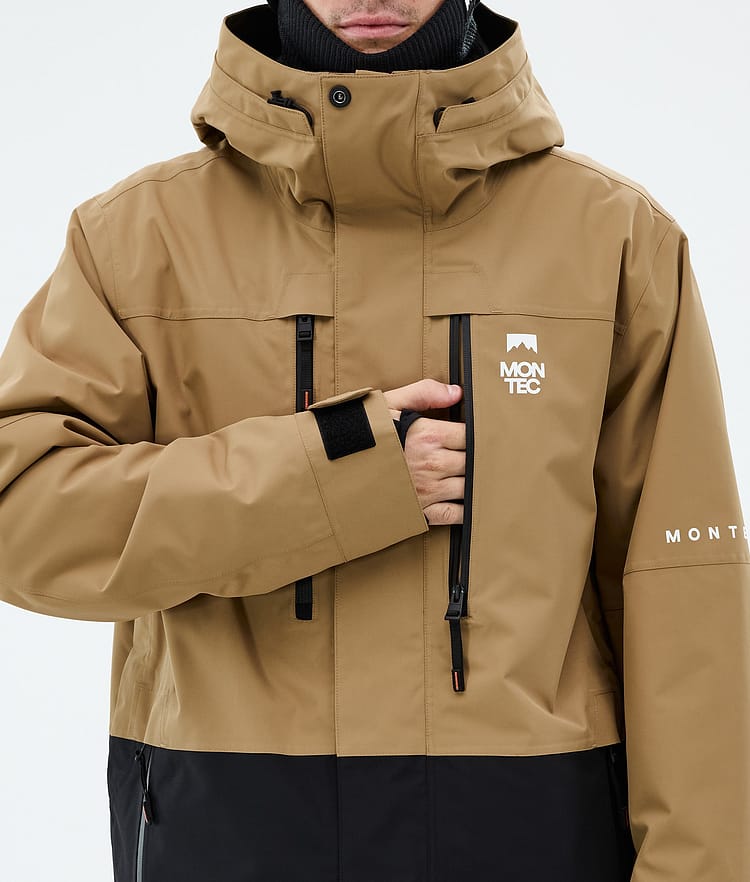 Montec Fawk Skijacke Herren Gold/Black, Bild 8 von 9