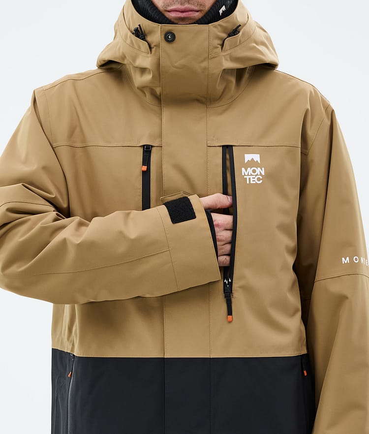 Montec Fawk Snowboardjacke Herren Gold/Black, Bild 9 von 10