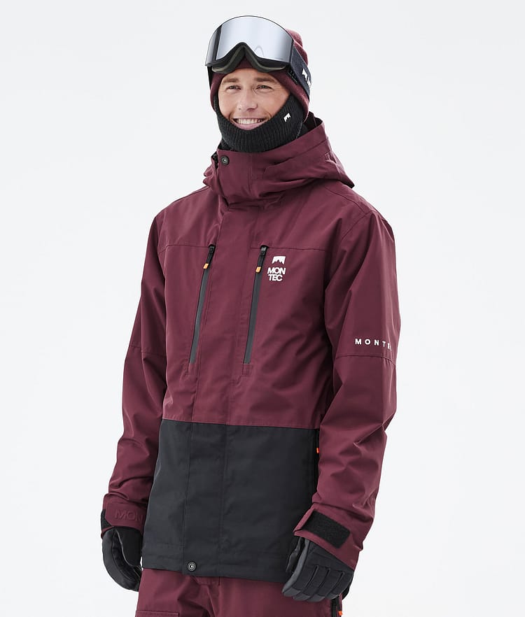 Montec Fawk Snowboardjacke Herren Burgundy/Black, Bild 1 von 10