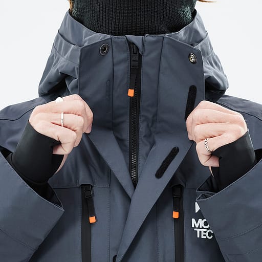 Frontreißverschluss mit doppelter Schutzleiste Hauptdetailproduktbild,