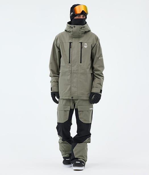 Montec Fawk Snowboard Outfit Greenish/Black