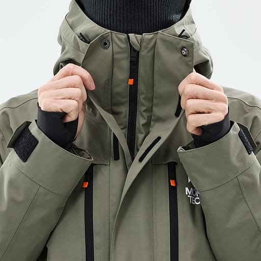 Frontreißverschluss mit doppelter Schutzleiste Hauptdetailproduktbild,