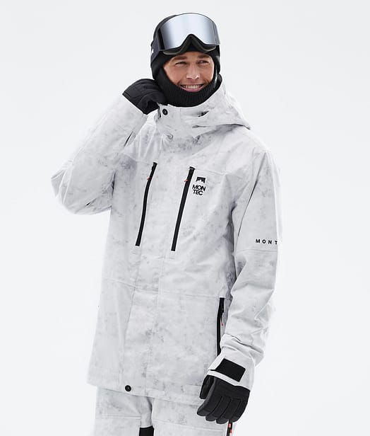 Montec Fawk Snowboardjacke Herren White Tiedye