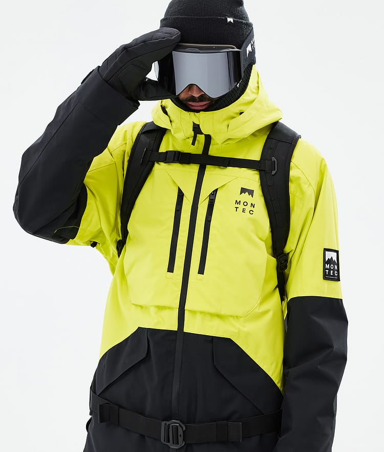 Montec Arch Snowboardjacke Herren Bright Yellow/Black Renewed, Bild 2 von 10