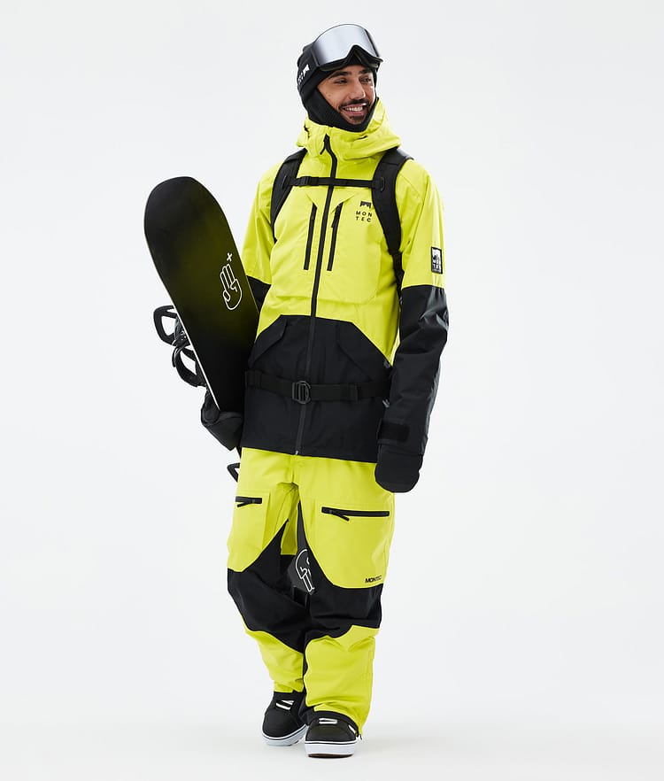 Montec Arch Snowboardjacke Herren Bright Yellow/Black Renewed, Bild 3 von 10