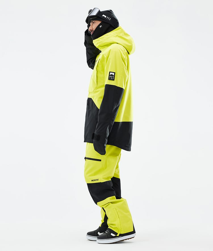 Montec Arch Snowboardjacke Herren Bright Yellow/Black Renewed, Bild 4 von 10