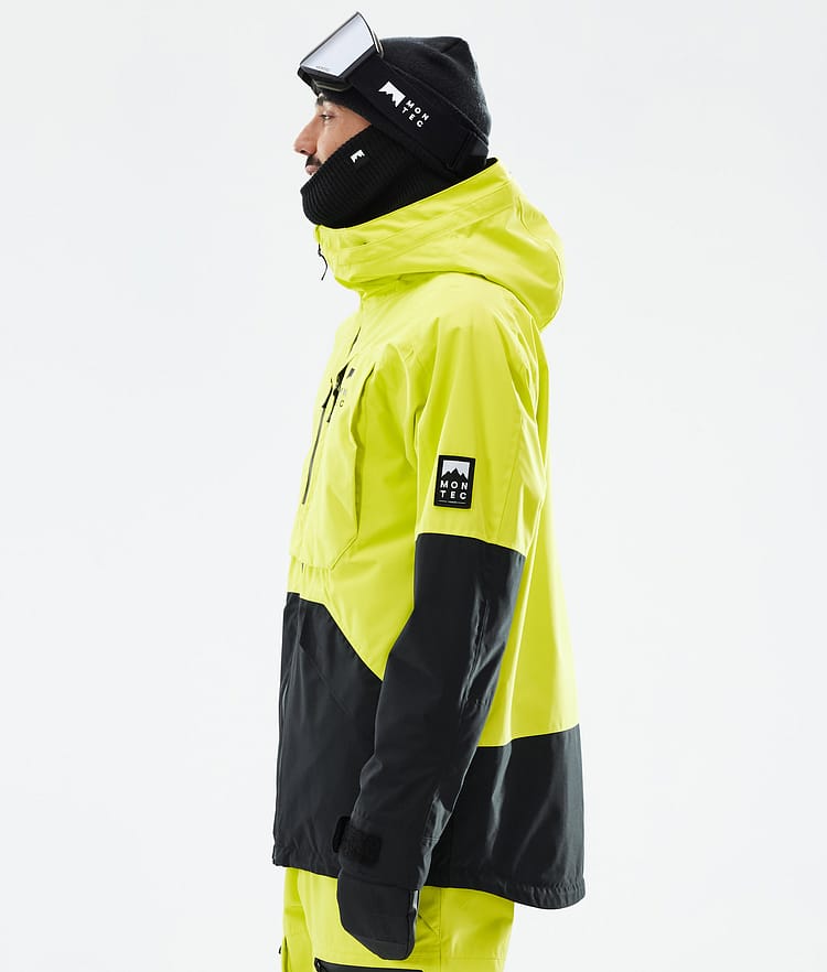 Montec Arch Snowboardjacke Herren Bright Yellow/Black Renewed, Bild 6 von 10