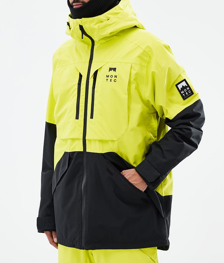 Montec Arch Snowboardjacke Herren Bright Yellow/Black Renewed, Bild 8 von 10