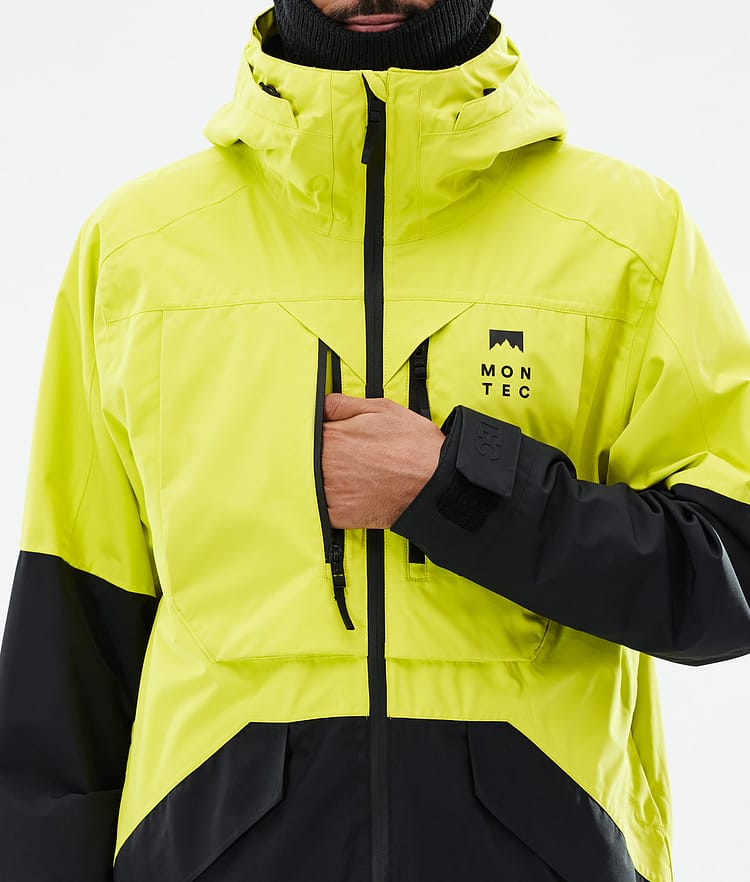 Montec Arch Snowboardjacke Herren Bright Yellow/Black Renewed, Bild 9 von 10