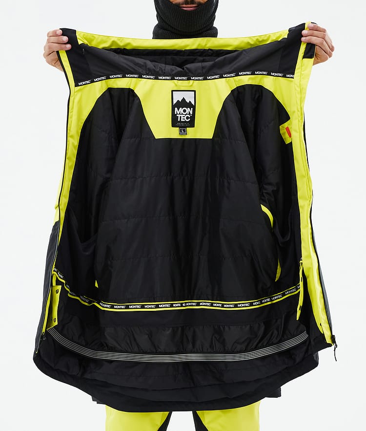 Montec Arch Snowboardjacke Herren Bright Yellow/Black Renewed, Bild 10 von 10