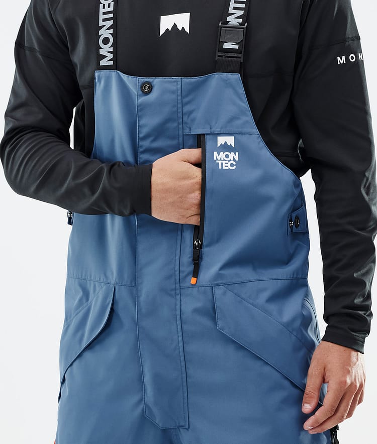 Montec Fawk Snowboardhose Herren Blue Steel/Black Renewed, Bild 6 von 7