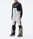 Montec Fawk Snowboardhose Herren Light Grey/Black/Greenish