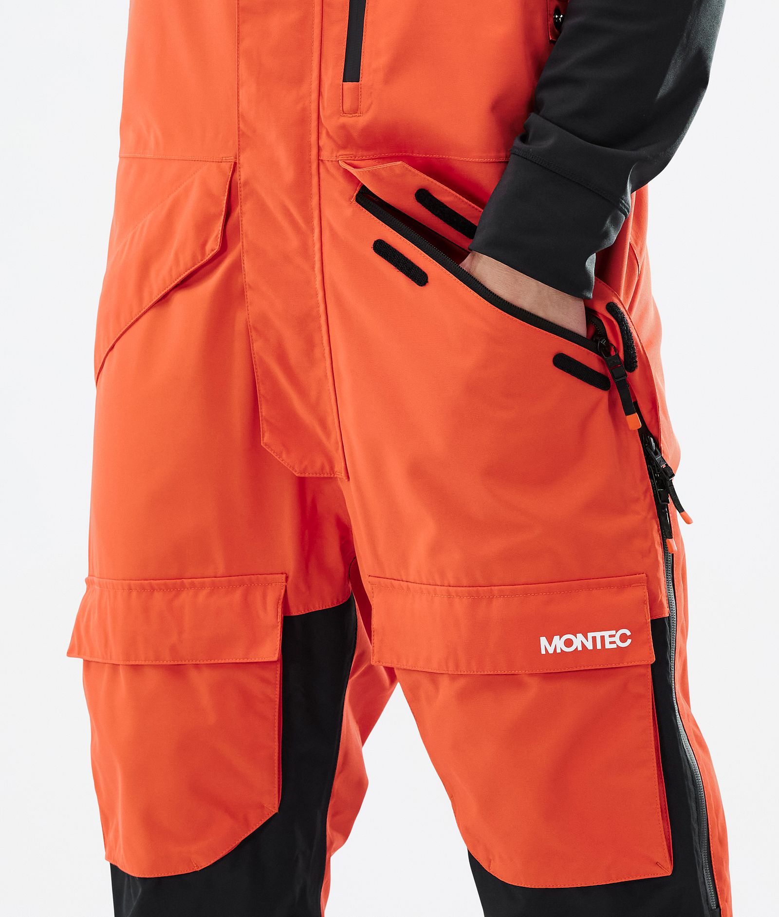 Montec Fawk Skihose Herren Orange/Black/Metal Blue, Bild 4 von 6