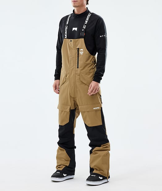 Montec Fawk Snowboardhose Herren Gold/Black