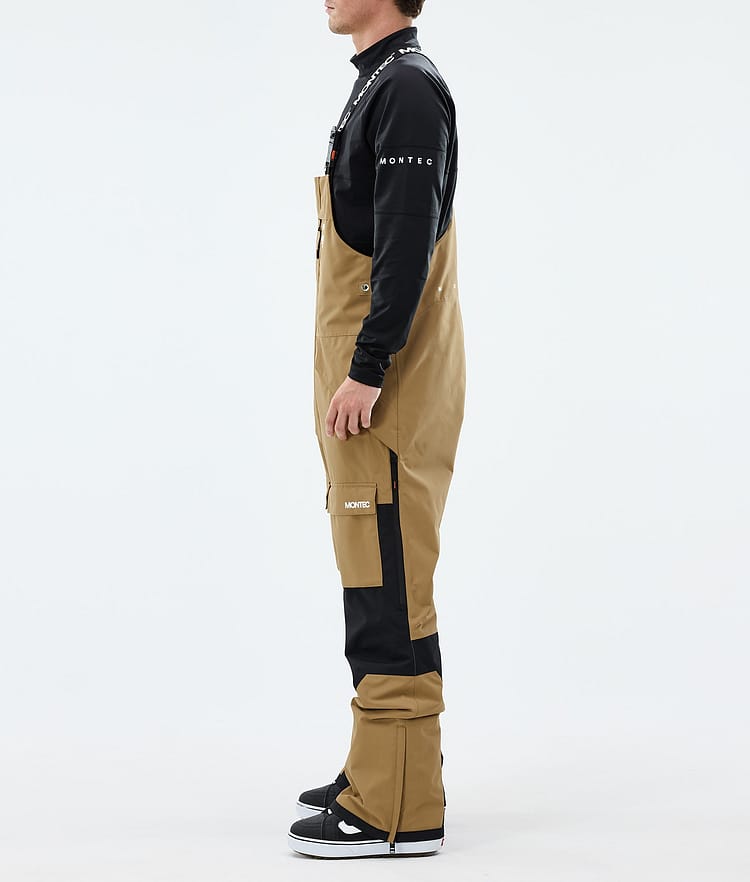Montec Fawk Snowboardhose Herren Gold/Black Renewed, Bild 3 von 7