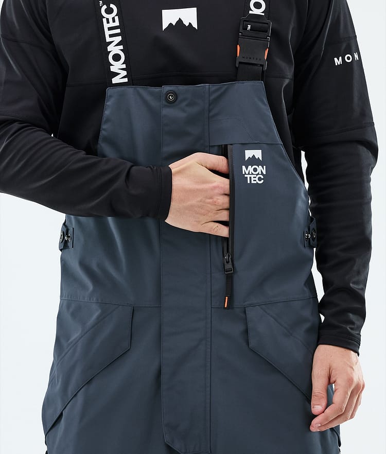 Montec Fawk Snowboardhose Herren Metal Blue/Black, Image 6 of 7
